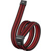 1stPlayer модулен кабел Custom Sleeved Modding Cable Black/Red - PCIe 5.0 12VHPWR M/M