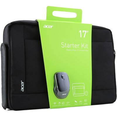 Чанта за 17" лаптоп Acer Notebook Starter Kit + безжична мишка