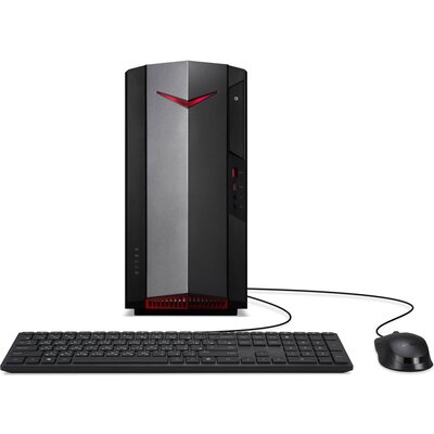 Геймърски компютър Acer Nitro N50-610 - Intel Core i7-10700F, 16GB DDR4, GTX 1650 SUPER