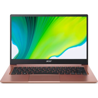 Лаптоп Acer Swift 3 SF314-59-3628 - 14" FHD IPS, Intel Core i3-1115G4, Melon Pink