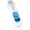 Флаш Памет ADATA C008 16GB White/ Blue