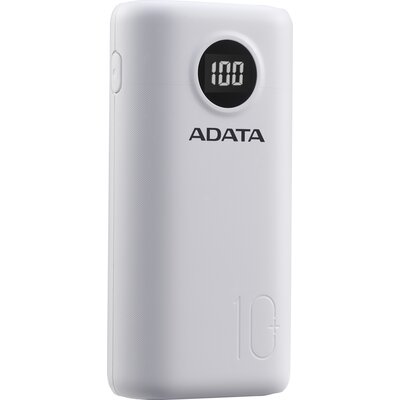 Power Bank ADATA P10000QCD White