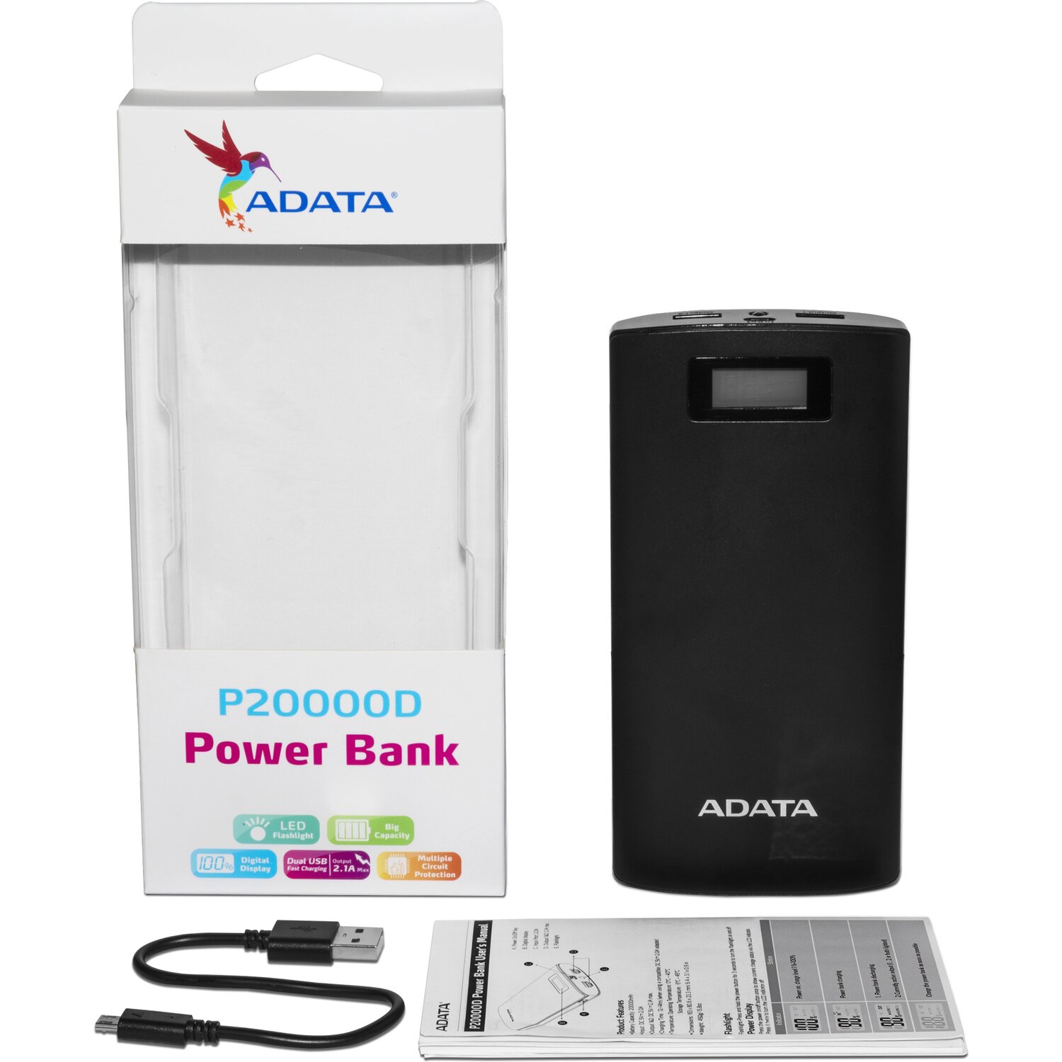 Power Bank Adata P000d Black Ap000d Dgt 5v Cbk