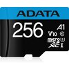 microSDXC карта ADATA Premier 256GB UHS-I A1 V10 + SD адаптер