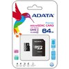 Micro SD карта ADATA Premier 64 GB + SD адаптер