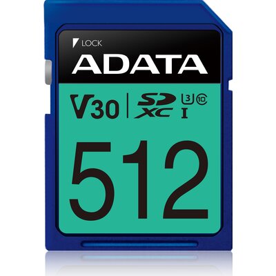 SDXC карта ADATA Premier Pro V30S UHS-I U3 512GB