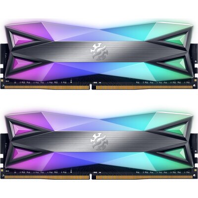 RAM ADATA XPG SPECTRIX D60G RGB 16GB (2x8GB) DDR4-3600, Tungsten Grey