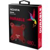 Преносим външен SSD ADATA SD600Q 480GB, Red
