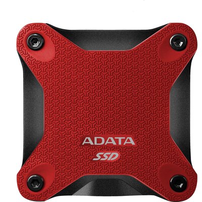 Преносим външен SSD ADATA SD600Q 480GB, Red