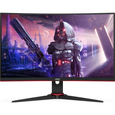 Геймърски извит монитор AOC C24G2AE - 24" FHD VA 165Hz FreeSync