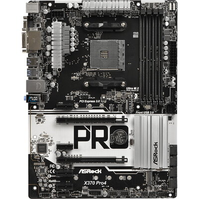 Дънна платка ASRock X370 Pro4