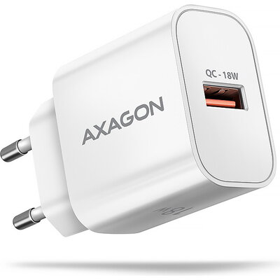 AXAGON ACU-QC18W wall charger 1x QC3.0/AFC/FCP/SMART, 18W, white