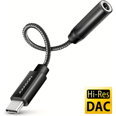 AXAGON ADA-HC USB-C - 3.5mm (F) connector, Audio Adapter