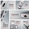 AXAGON HMC-STND ALUMINUM stand with HUB 5Gbps, for 10" - 16" laptops