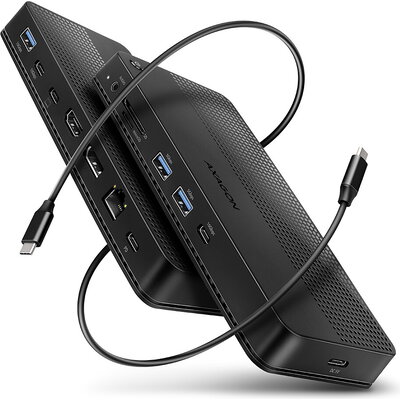 AXAGON HMC-U4 - USB4 40Gbps docking station with dual 4K video output