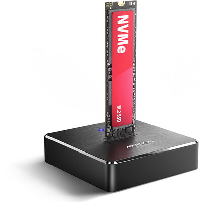 AXAGON ADSA-M2C11 - USB-C 10Gbps docking station for M.2 NVMe / SATA SSD