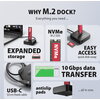 AXAGON ADSA-M2C11L - USB-C 10Gbps docking station for M.2 NVMe SSD AXAGON ADSA-M2C11L - USB-C 10Gbps docking station for M.2 NVMe SSD