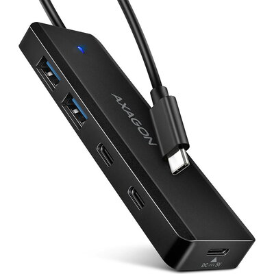AXAGON HUE-C2C - USB-C 5Gbps TRAVEL hub