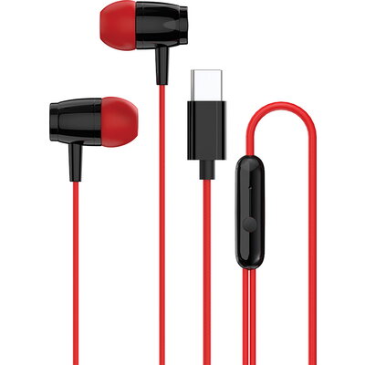 CANYON headphones SEP-5 TYPE-C Red