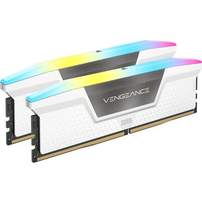 Corsair VENGEANCE RGB DDR5 6000MT/s 32GB 2x16GB DIMM, White