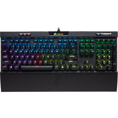 Геймърска механична клавиатура Corsair K70 RGB MK.2 - Cherry MX Silent