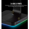 Поставка за слушалки Corsair ST100 RGB Premium Headset Stand