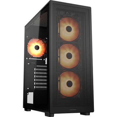 COUGAR MX220 RGB PC Case, Mid Tower, Black