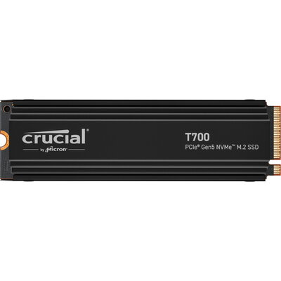 SSD Crucial T700 2TB PCIe Gen5 NVMe with heatsink