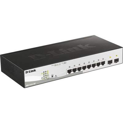 D-Link DGS-1210-10P - Гигабитов Smart управляем PoE суич 