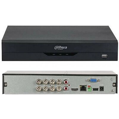 Dahua 8 Channels Penta-brid 5M-N/1080P Compact 1U 1HDD WizSense Digital Video Recorder