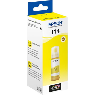 EPSON 1LB 114 EcoTank Yellow ink bottle EPSON 1LB 114 EcoTank Yellow ink bottle