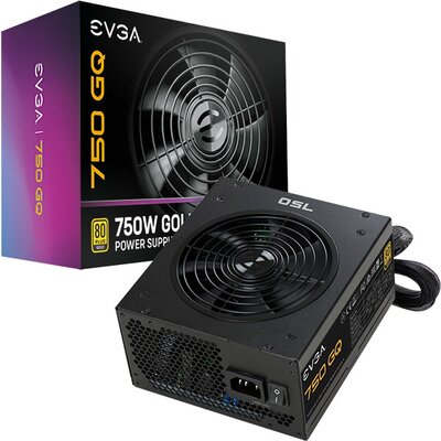 EVGA 750 GQ, 80+ GOLD 750W, Semi Modular