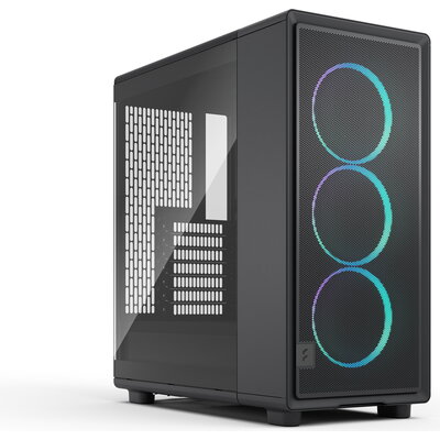 Кутия Fractal Design Epoch Black TG RGB Light