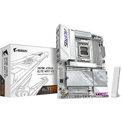 Дънна платка GIGABYTE X870E AORUS ELITE WIFI7 ICE