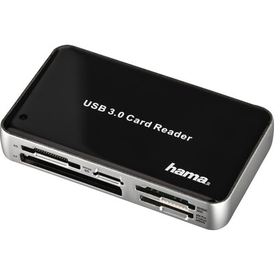 Четец за карти HAMA 39878, All in 1, USB 3.0, SD/micro SD/CF/MS/xD