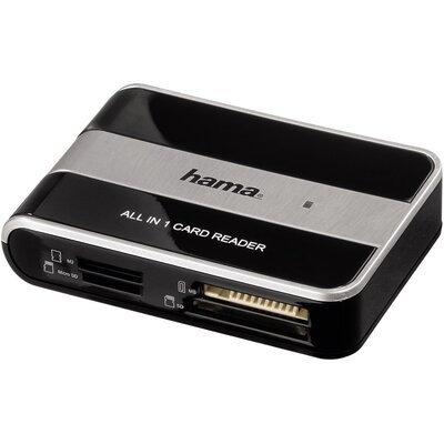 Четец за карти HAMA 49016, All in 1, USB 2.0, SD/CF/MS/xD/SM
