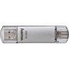 Флаш памет HAMA Тип USB-C Laeta 124161, 16GB, USB 3.1 Type-C, Сребрист