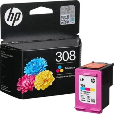 Консуматив HP 308 Tri-Color Original Ink Cartridge