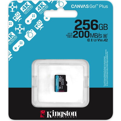 KINGSTON microSDXC Canvas Go Plus 256GB - A2 U3 V30