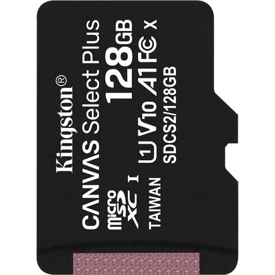Kingston microSDXC Canvas Select Plus 128GB A1 UHS-I