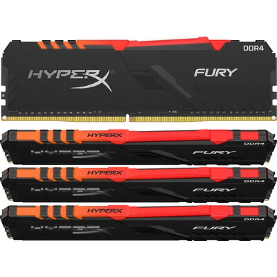 RAM Kingston HyperX FURY RGB 32GB (4x8GB) DDR4-2400