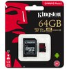 Kingston microSDXC Canvas React 64GB + SD адаптер