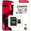 Kingston microSDHC Canvas Select 16GB + SD адаптер