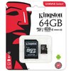 Kingston microSDXC Canvas Select 64GB + SD адаптер