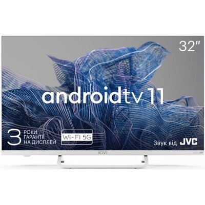 KIVI 32', FHD, Android TV 11, White, 1920x1080