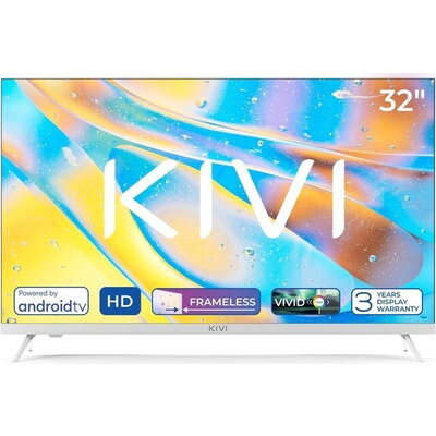 Телевизор KIVI 32H760QW - 32" HD, Android TV, White