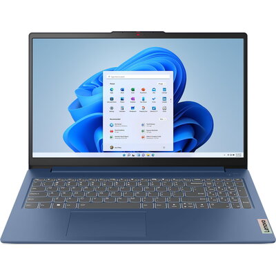 Лаптоп Lenovo IdeaPad Slim 3 - AMD Ryzen 5 40, 15.6" FHD, 16GB DDR5, 512GB SSD, Abyss Blue