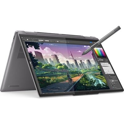 LENOVO YOGA 7 2in1 - AMD Ryzen 7 8840HS, 14" WUXGA OLED Touch, 16GB DDR5, Windows 11, Arctic Grey + Pen