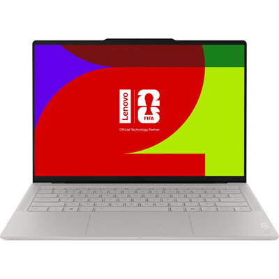 Лаптоп Lenovo Yoga Slim 7 Ultra - Intel Core Ultra X9 388H, 14" 2.8K OLED Touch, 32GB DDR5, 1TB SSD, Windows 11, Seashell
