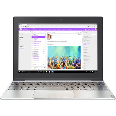 Таблет Lenovo Ideapad Miix 320-10ICR 10.1" 1280x800 IPS, Intel Atom x5-Z8350, 32GB, LTE, Platinum Silver